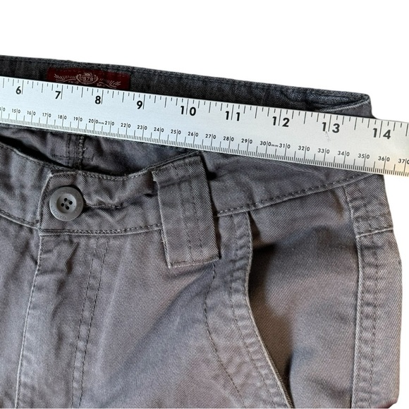 90's Style Match Gray Cargo Utility Pocketed Urban Cotton Pants - Picture 5 of 9
